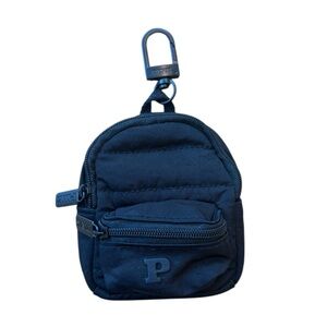 PINK by Victoria’s Secret Bag Charm Miniature Black Backpack Coin Purse